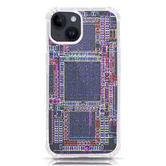 Cad Technology Circuit Board Layout Pattern Iphone 14 Tpu Uv Print Case by Ket1n9