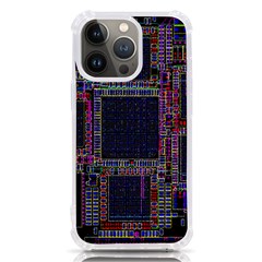 Cad Technology Circuit Board Layout Pattern Iphone 13 Pro Tpu Uv Print Case by Ket1n9