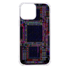 Cad Technology Circuit Board Layout Pattern Iphone 13 Pro Max Tpu Uv Print Case by Ket1n9