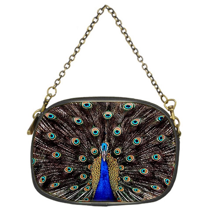 Peacock Chain Purse (One Side)