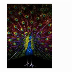 Beautiful Peacock Feather Small Garden Flag (two Sides) by Ket1n9