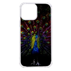 Beautiful Peacock Feather Iphone 13 Pro Max Tpu Uv Print Case by Ket1n9