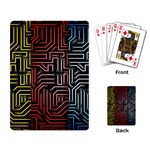 Circuit Board Seamless Patterns Set Playing Cards Single Design (Rectangle) Back