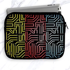 Circuit Board Seamless Patterns Set Apple Ipad 2/3/4 Zipper Cases by Ket1n9