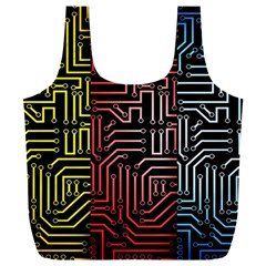 Circuit Board Seamless Patterns Set Full Print Recycle Bag (xxl) by Ket1n9