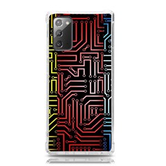 Circuit Board Seamless Patterns Set Samsung Galaxy Note 20 Tpu Uv Case by Ket1n9