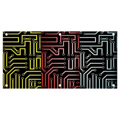 Circuit Board Seamless Patterns Set Banner And Sign 4  X 2  by Ket1n9