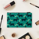 Happy Dogs Animals Pattern Cosmetic Bag (Small) Back