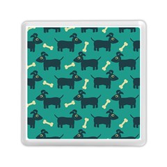 Happy Dogs Animals Pattern Memory Card Reader (square) by Ket1n9