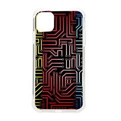 Circuit Board Seamless Patterns Set Iphone 11 Tpu Uv Print Case by Ket1n9