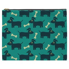 Happy Dogs Animals Pattern Cosmetic Bag (xxxl) by Ket1n9