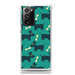 Happy Dogs Animals Pattern Samsung Galaxy Note 20 Ultra Tpu Uv Case by Ket1n9