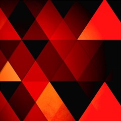 Abstract Triangle Wallpaper Play Mat (square) by Ket1n9