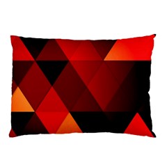 Abstract Triangle Wallpaper Pillow Case (two Sides) by Ket1n9