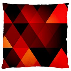 Abstract Triangle Wallpaper Large Cushion Case (one Side) by Ket1n9