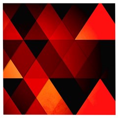 Abstract Triangle Wallpaper Wooden Puzzle Square by Ket1n9