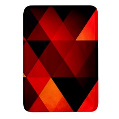 Abstract Triangle Wallpaper Rectangular Glass Fridge Magnet (4 Pack) by Ket1n9