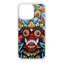 Wood Sculpture Bali Logo Iphone 13 Pro Tpu Uv Print Case by Ket1n9