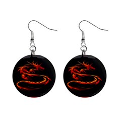 Dragon Mini Button Earrings