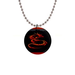 Dragon 1  Button Necklace by Ket1n9