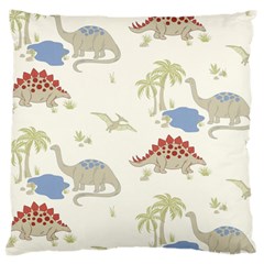 Dinosaur Art Pattern Large Cushion Case (one Side) by Ket1n9