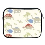 Dinosaur Art Pattern Apple iPad 2/3/4 Zipper Cases Front