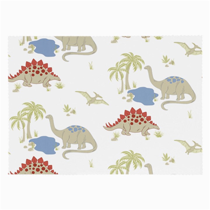 Dinosaur Art Pattern Large Glasses Cloth (2 Sides)