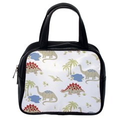 Dinosaur Art Pattern Classic Handbag (one Side) by Ket1n9