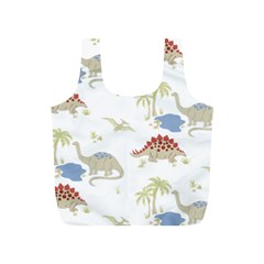 Dinosaur Art Pattern Full Print Recycle Bag (s) by Ket1n9