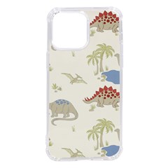 Dinosaur Art Pattern Iphone 14 Pro Max Tpu Uv Print Case by Ket1n9