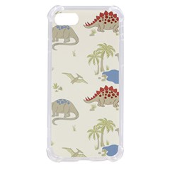 Dinosaur Art Pattern Iphone Se by Ket1n9