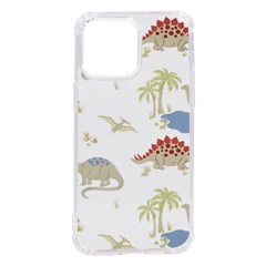 Dinosaur Art Pattern Iphone 14 Pro Max Tpu Uv Print Case by Ket1n9