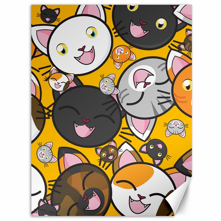 Cats Cute Kitty Kitties Kitten Canvas 36  x 48 