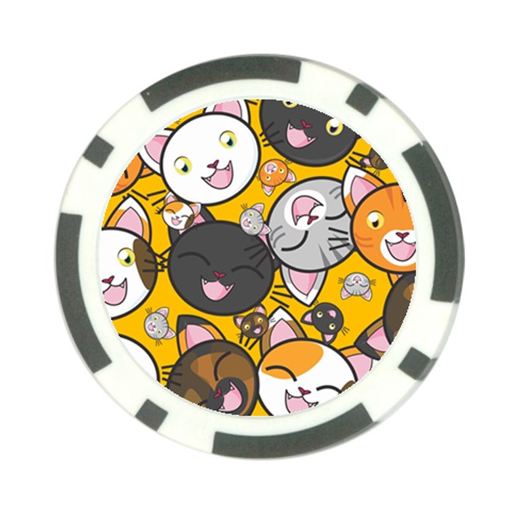 Cats Cute Kitty Kitties Kitten Poker Chip Card Guard (10 pack)