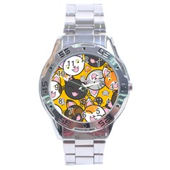 Cats Cute Kitty Kitties Kitten Stainless Steel Analogue Watch by Ket1n9