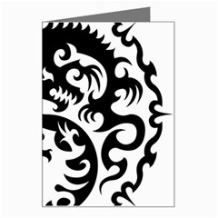 Ying Yang Tattoo Greeting Card by Ket1n9