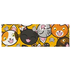 Cats Cute Kitty Kitties Kitten Banner And Sign 12  X 4  by Ket1n9