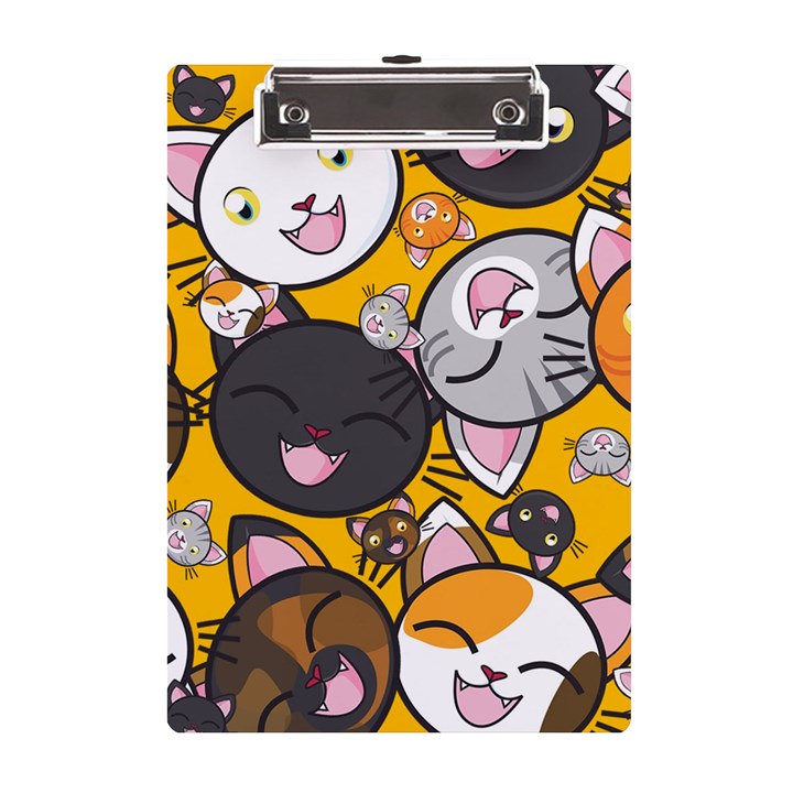 Cats Cute Kitty Kitties Kitten A5 Acrylic Clipboard