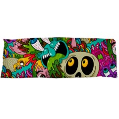 Crazy Illustrations & Funky Monster Pattern Body Pillow Case Dakimakura (two Sides) by Ket1n9