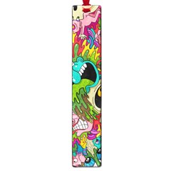 Crazy Illustrations & Funky Monster Pattern Large Book Marks by Ket1n9