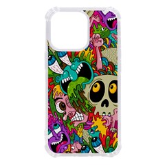 Crazy Illustrations & Funky Monster Pattern Iphone 13 Pro Tpu Uv Print Case by Ket1n9