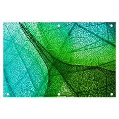 Sunlight Filtering Through Transparent Leaves Green Blue Banner And Sign 6  X 4  by Ket1n9