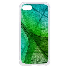 Sunlight Filtering Through Transparent Leaves Green Blue Iphone Se by Ket1n9