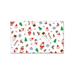 Christmas Sticker Rectangular (10 Pack)