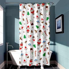 Christmas Shower Curtain 36  X 72  (stall)  by saad11