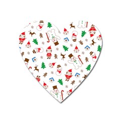 Christmas Heart Magnet