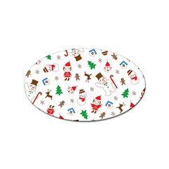 Christmas Sticker Oval (100 Pack)