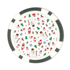 Christmas Poker Chip Card Guard (10 Pack)