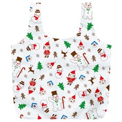 Christmas Full Print Recycle Bag (xl) by saad11