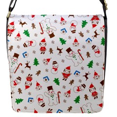 Christmas Flap Closure Messenger Bag (s) by saad11